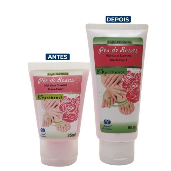 Loção Hidratante Pés de Rosas - 60 ml