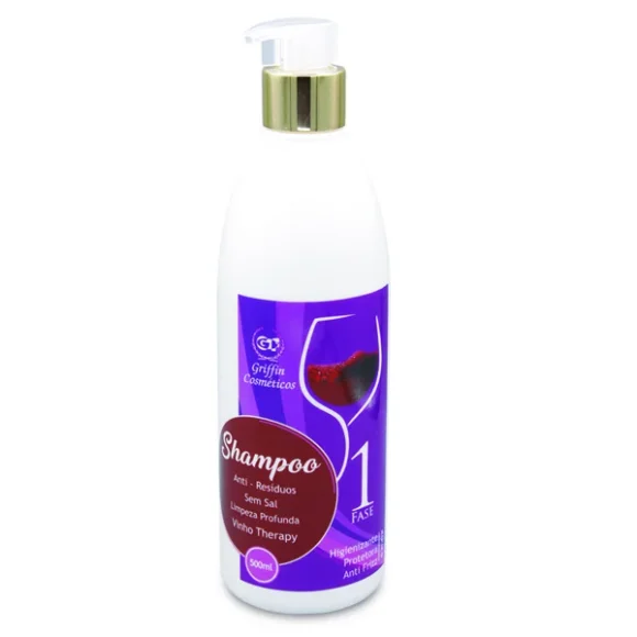 Shampoo Anti Resíduos Vinho Therapy 500 mL