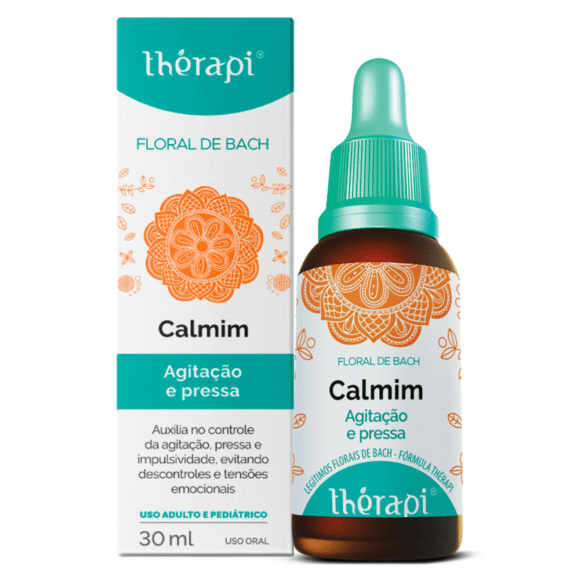 Floral de Bach Calmim | Agitação e Pressa 30ml