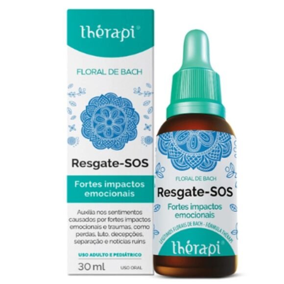Floral de Bach Resgate SOS | Fortes Impactos Emocionais 30ml