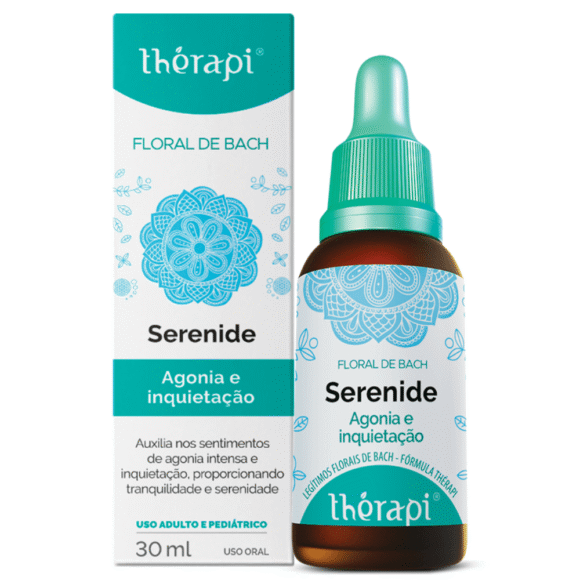 Floral de Bach Serenide | Agonia e Inquietação 30ml